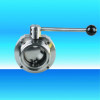 Sanitary butterfly valve (sms)